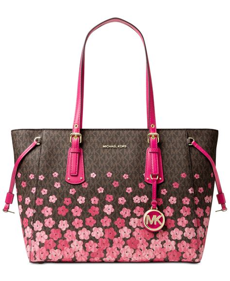 pink michael kors signature bag|Michael Kors handbags pink tote.